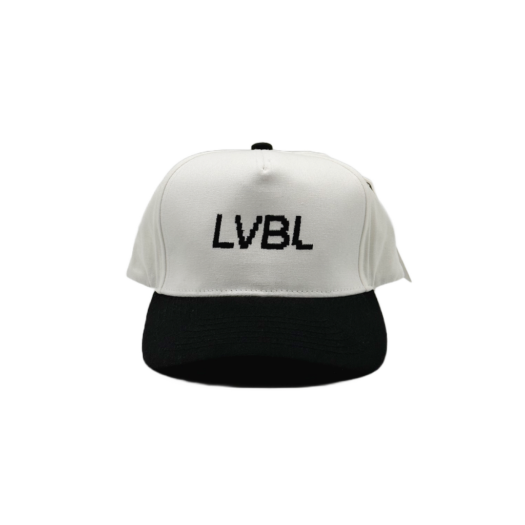 LVBL HAT IN WHITE & BLACK